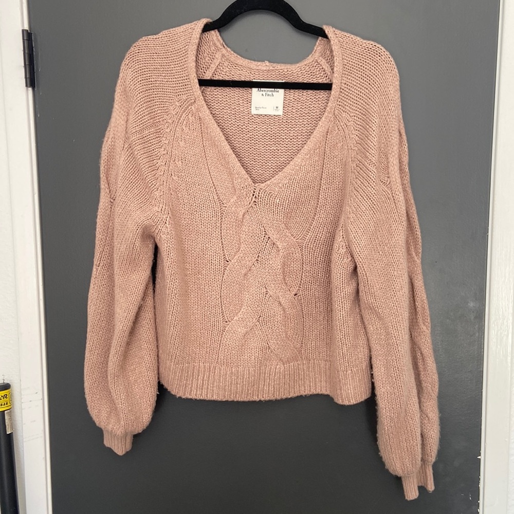 Cable knit sweater